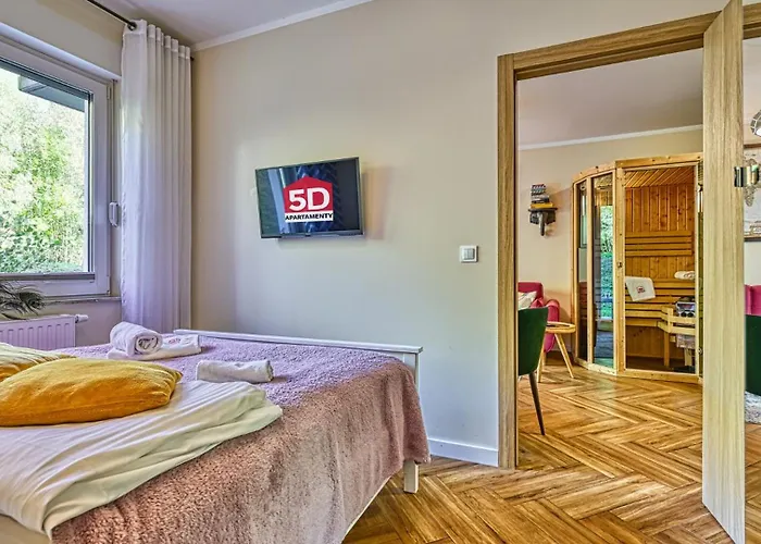 Apartament Podrozniczy Z Prywatna Sauna Blisko Elementsa - 5D Apartments