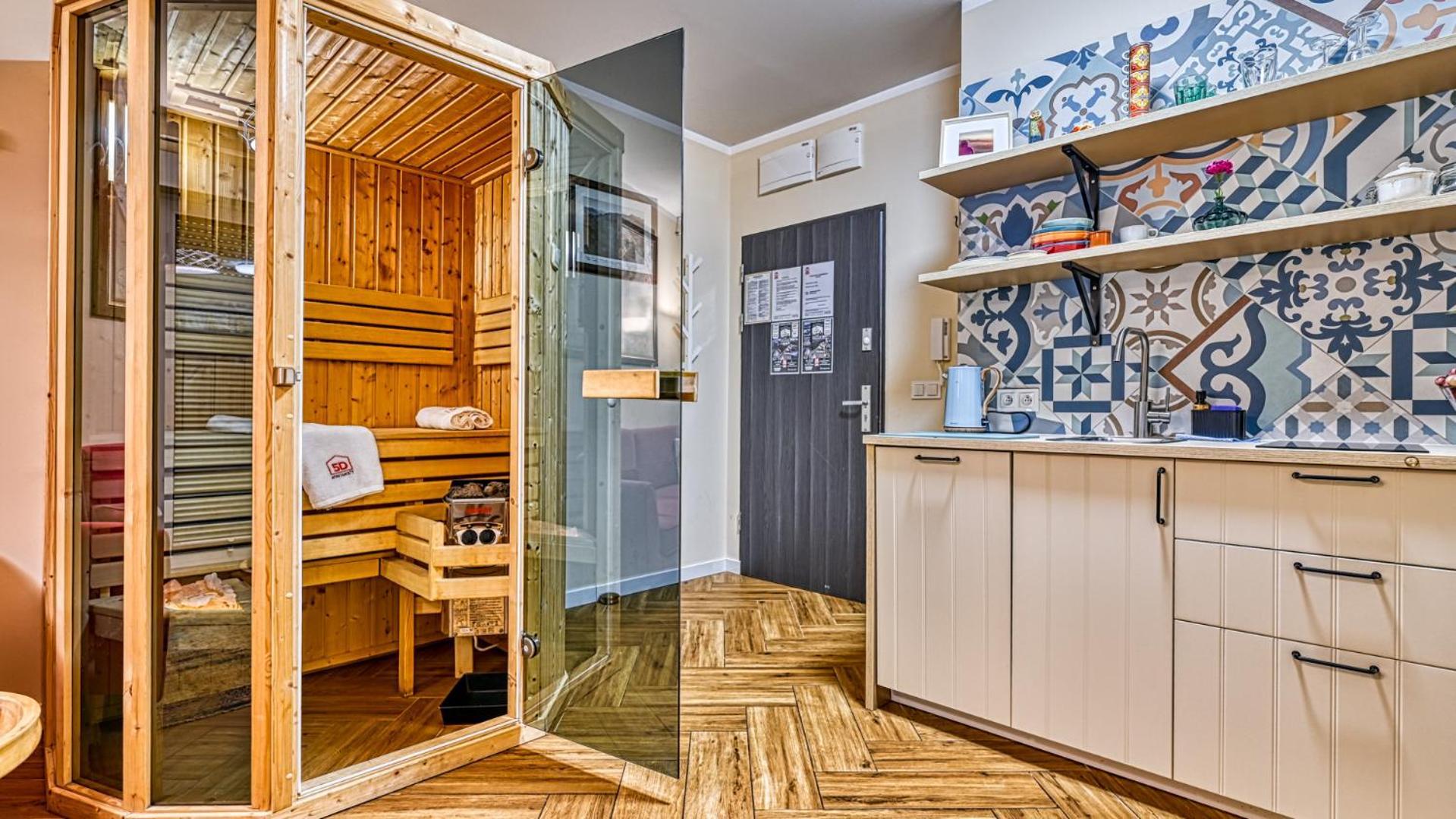 Podrozniczy Z Prywatna Sauna Blisko Elementsa - 5d Apartment Swieradow-Zdroj
